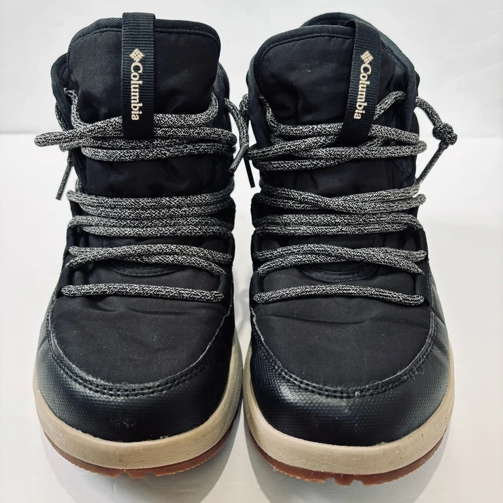 Columbia Women’s 8 Slopeside Village Omni Heat Waterproof Black Winter Snow Boot